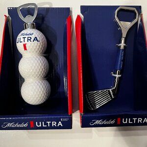 Michelob Ultra‎ Golf-Themed Bottle Openers (Set of 2 / new) (m/x)